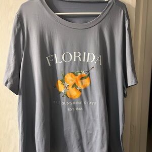 Gray Florida Graphic T-Shirt